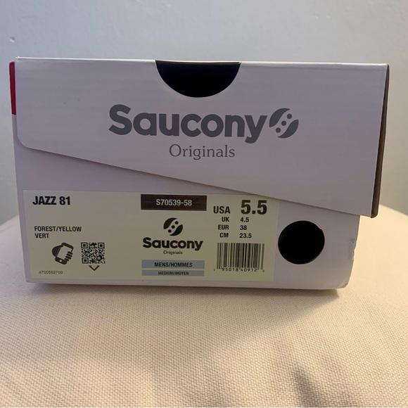 Saucony Jazz 81 forest/yellow - new with box - Picture 5 of 7
